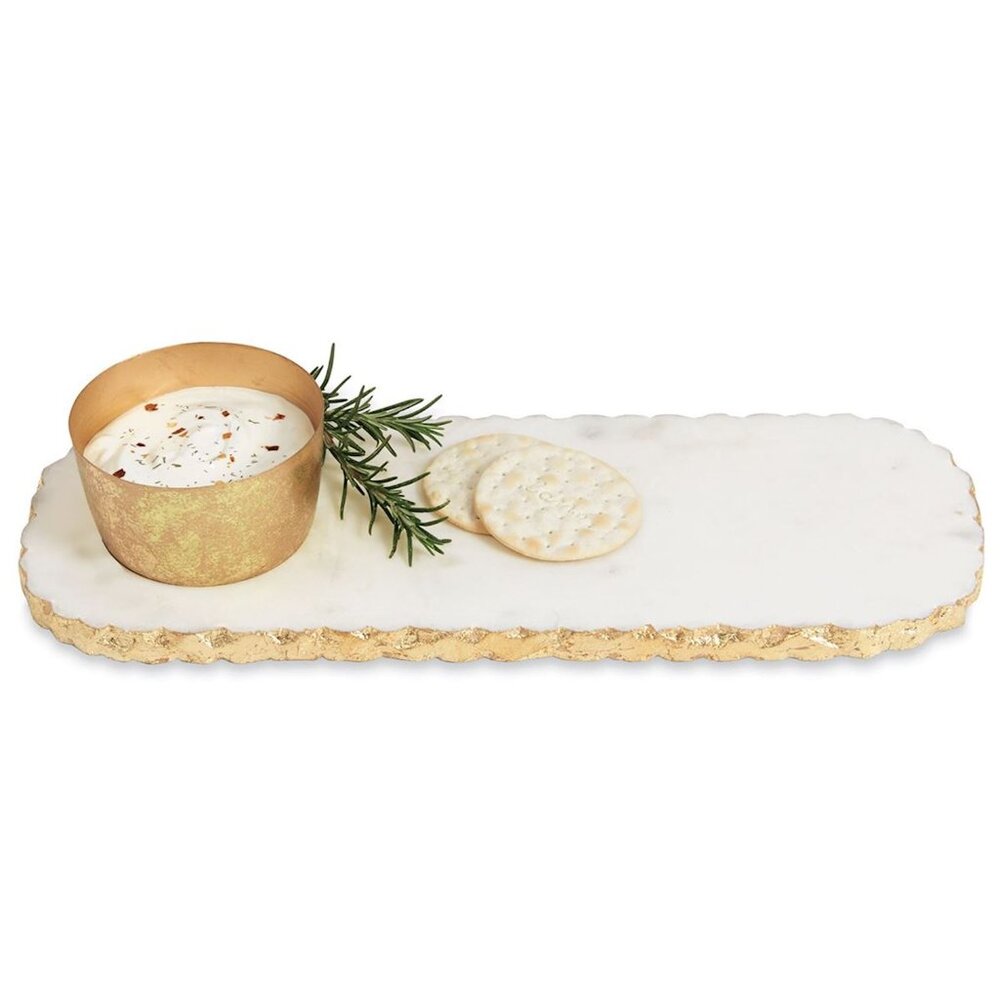 Chipped Marble Dip & Tray Set ⭐️ host picked